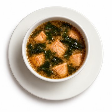 Miso Soup With Salmon